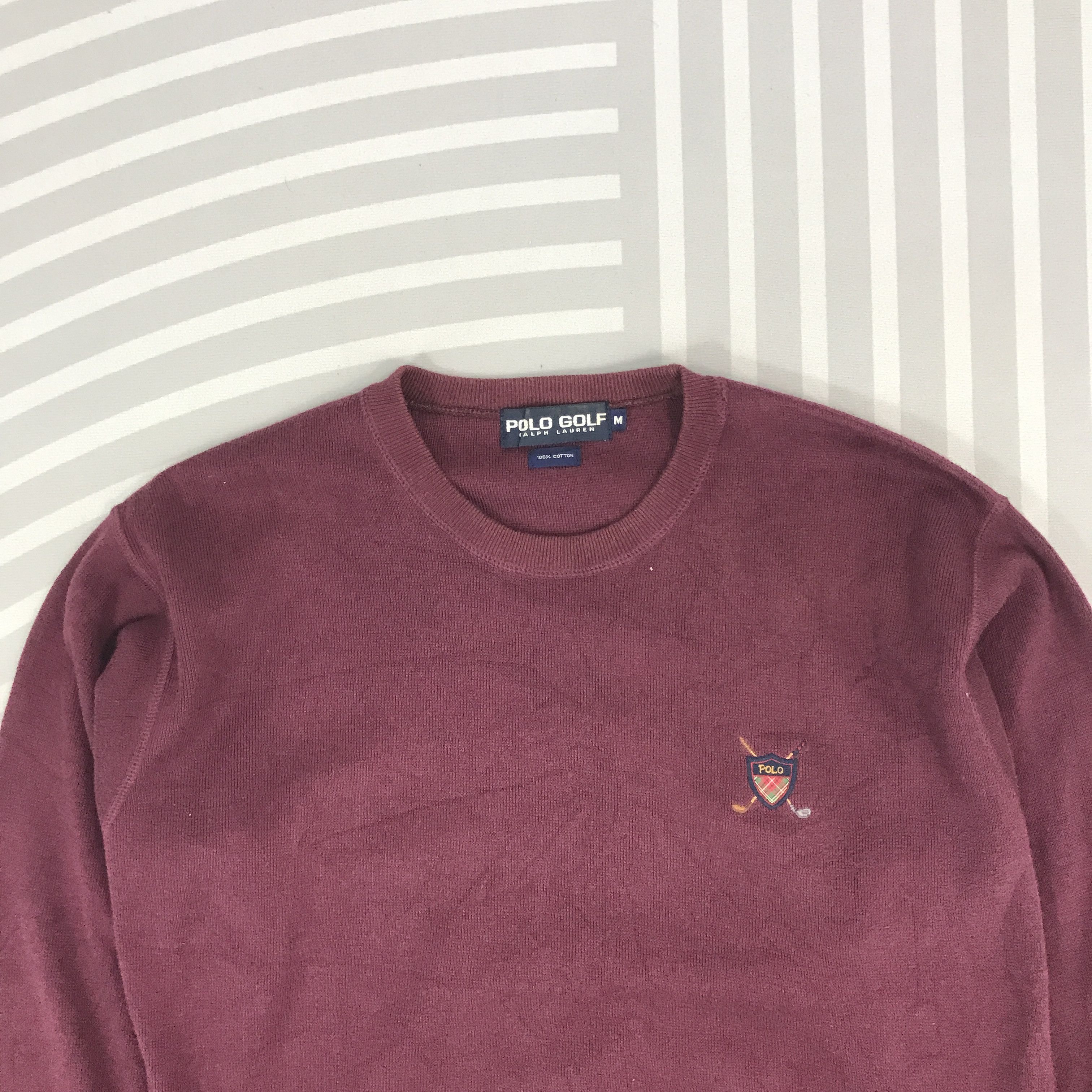 Polo Ralph Lauren × Vintage Vintage Polo Golf Ralph Lauren Knitwear Jacket Size US M / EU 48-50 / 2 - 2 Thumbnail