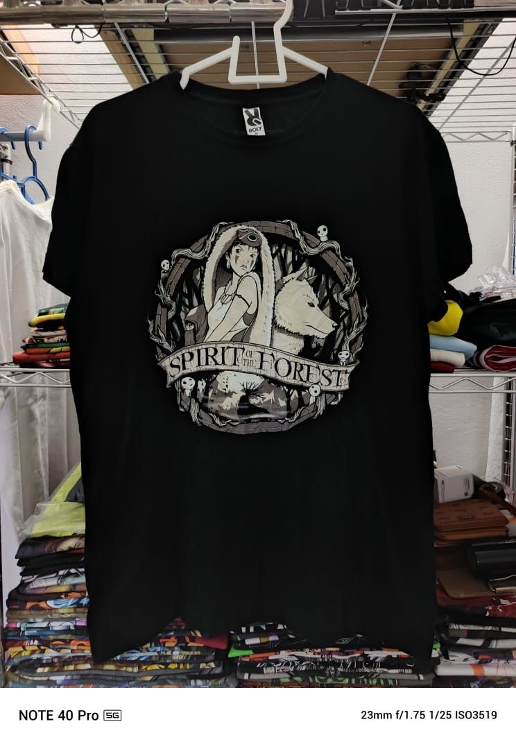 Anime Princess Mononoke bootleg anime shirt Size US L / EU 52-54 / 3 - 2 Thumbnail