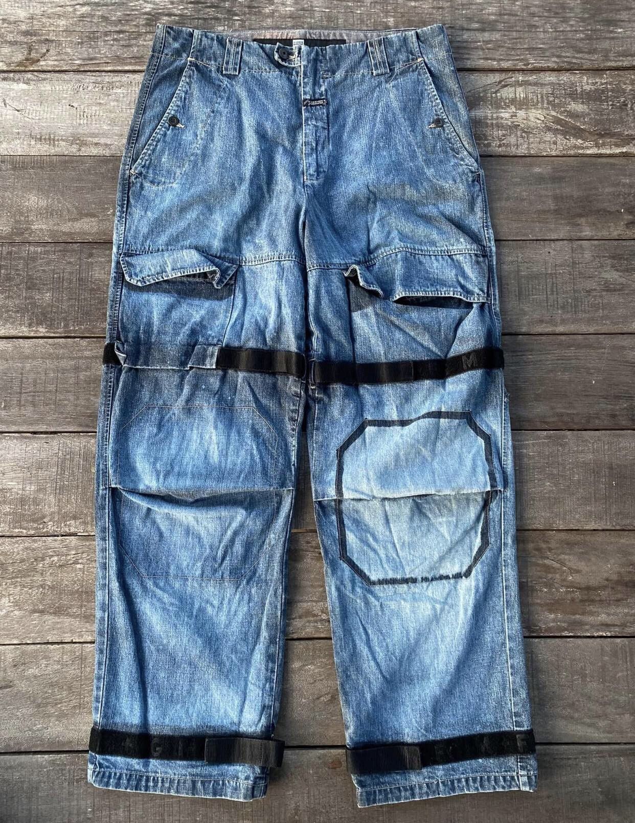 Marithe + Francois Girbaud Vintage Marithe Francois Girbaud Jeans Blue Baggy Pants Size US 36 / EU 52 - 1 Thumbnail