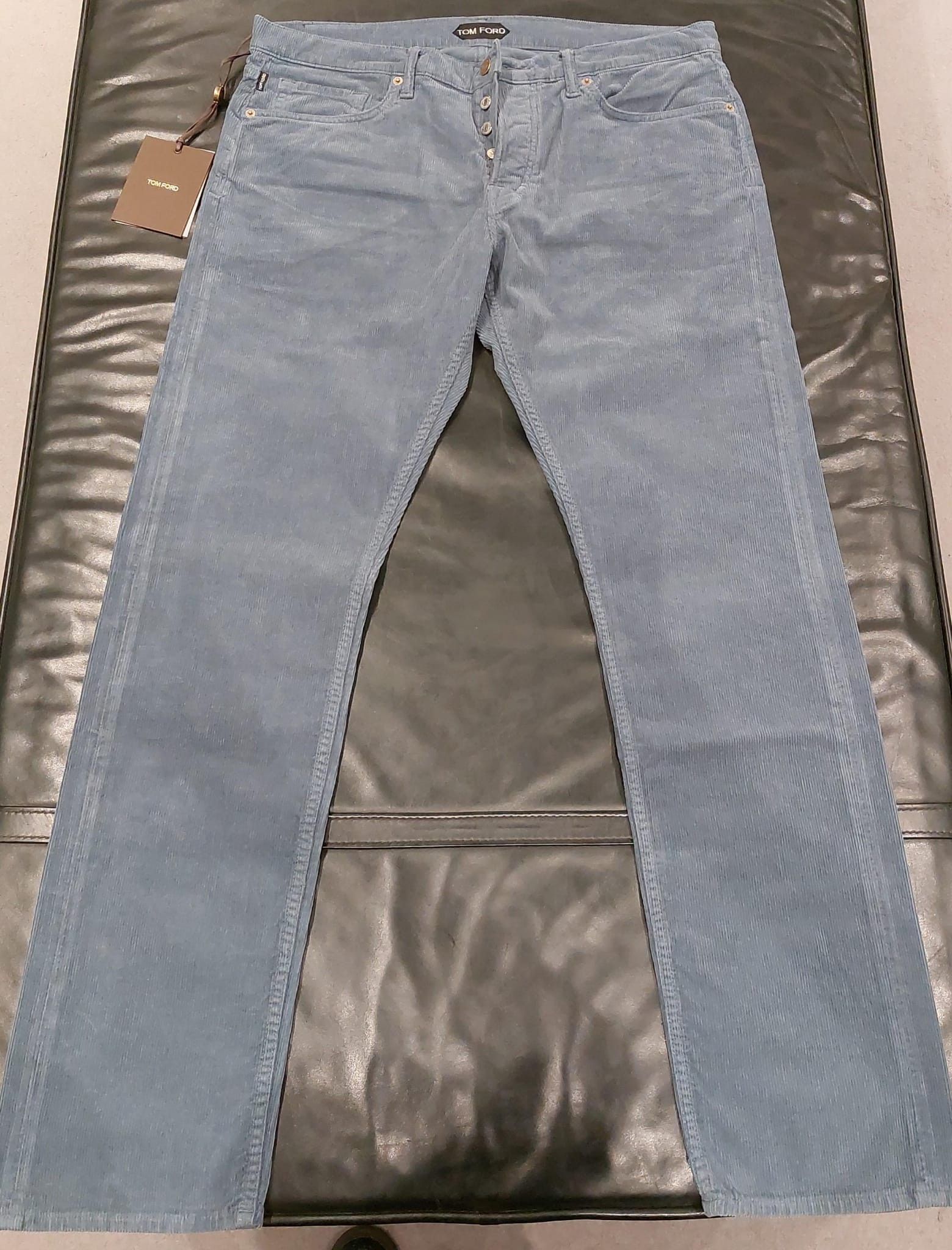 Tom Ford o1loc1c0824 TFD002 Denim Pant in Light Blue Size US 40 / EU 56 - 1 Thumbnail