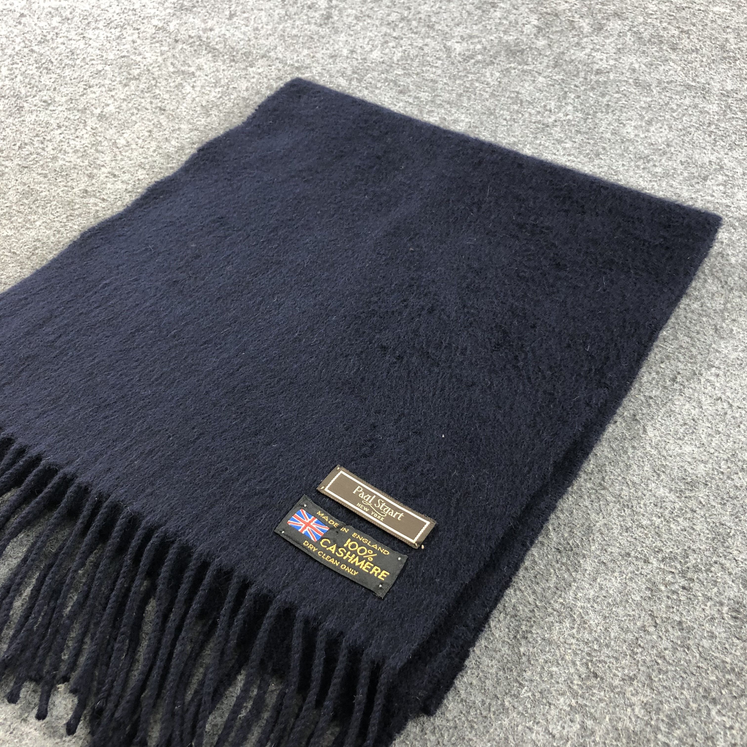 Paul Stuart Paul Stuart Cashmere Scarf Muffler V590 Size ONE SIZE - 4 Thumbnail