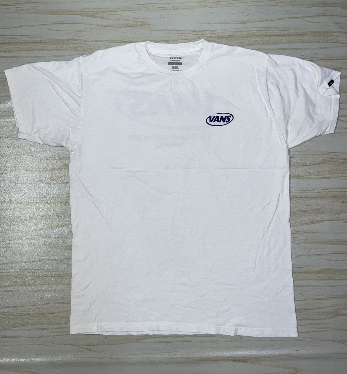 Vans Vans The Original Off The Wall Company White Tee Size US L / EU 52-54 / 3 - 2 Thumbnail