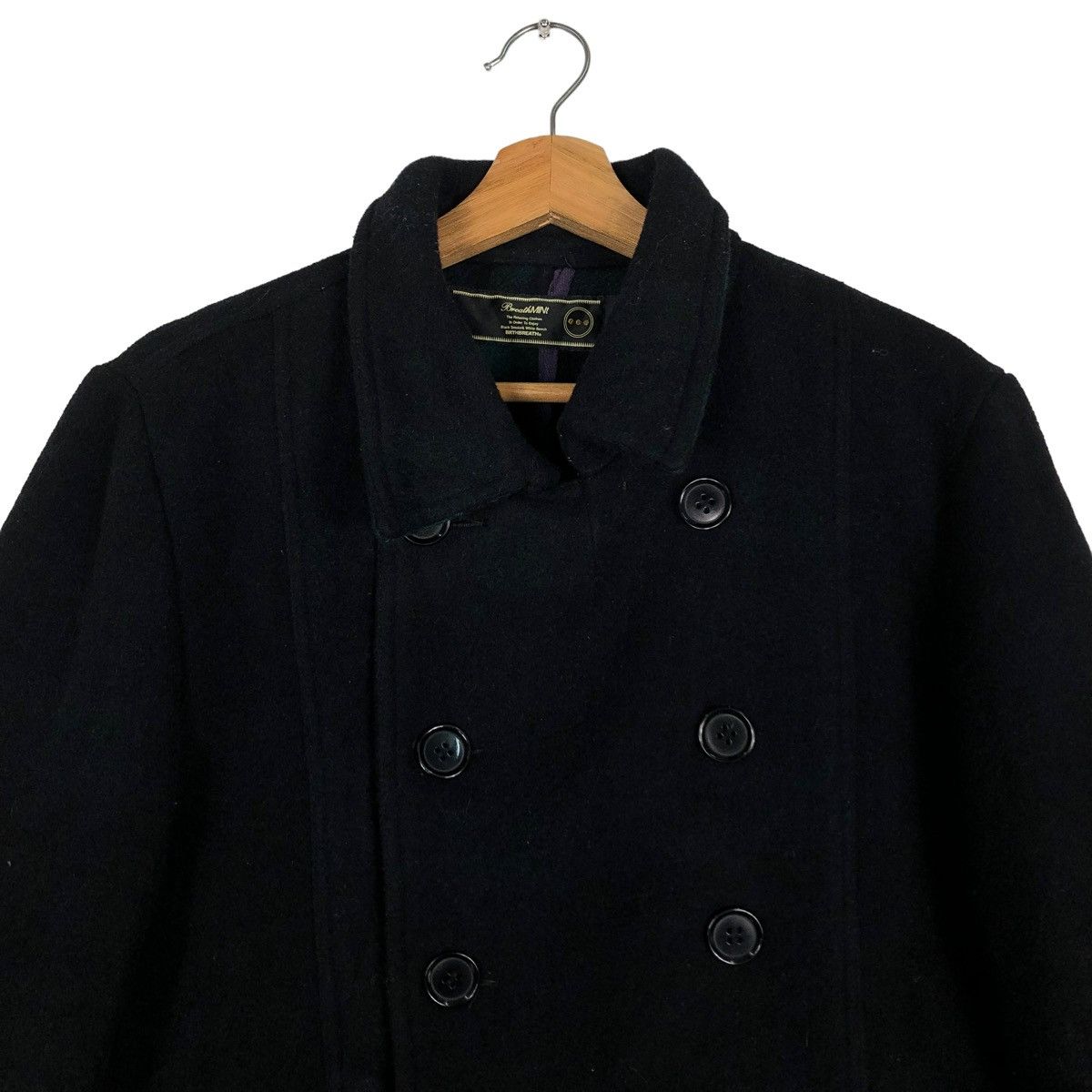 Beauty Beast 🔥90’s Vtg Wool Double Breast Jacket Breath Mint Issey Miyake Size US M / EU 48-50 / 2 - 3 Thumbnail