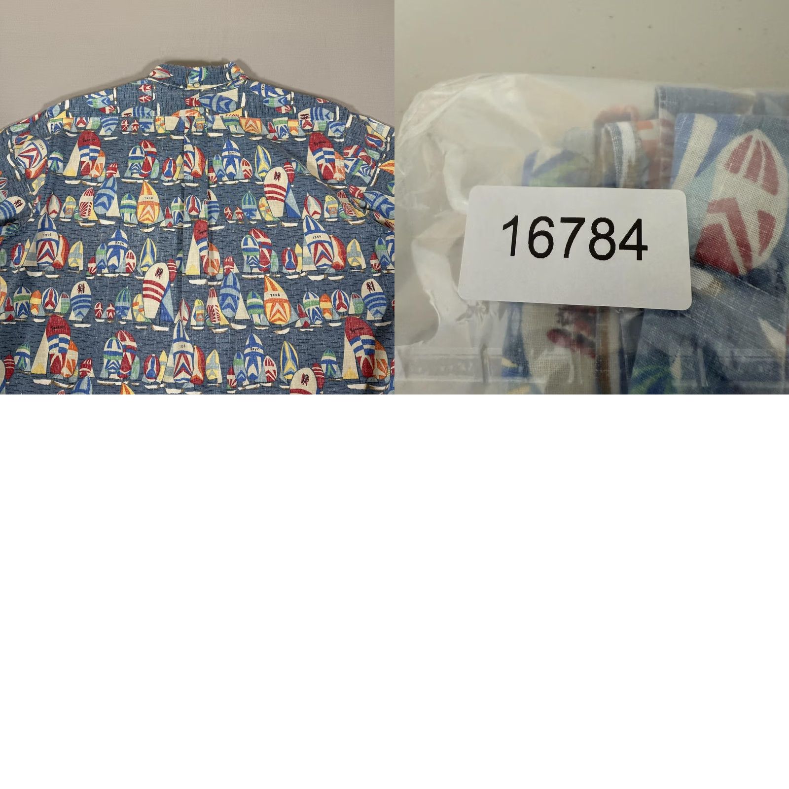 Reyn Spooner Reyn Spooner Shirt Mens L Blue Sailboat Button Up Hawaiian 50th Anniversary Graphic Print Size US L / EU 52-54 / 3 - 9 Thumbnail