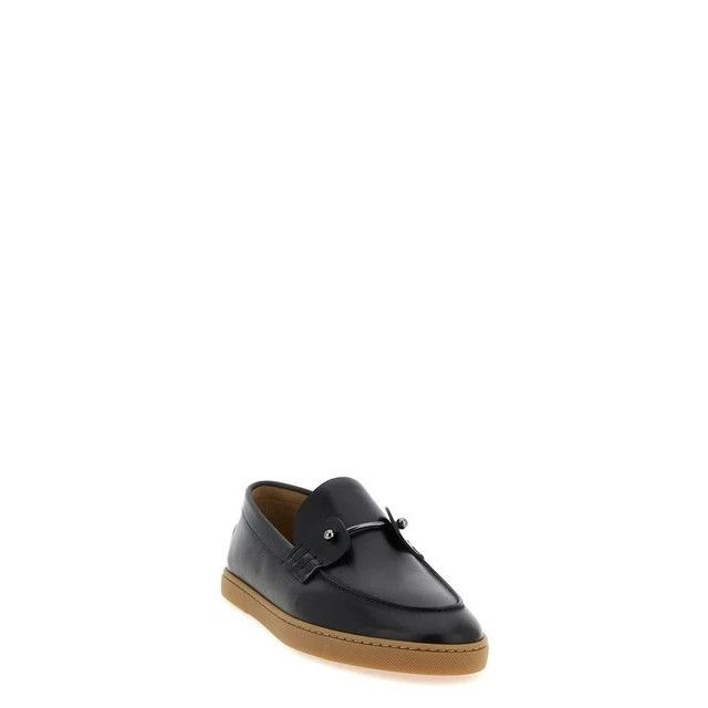 CHRISTIAN LOUBOUTIN Chambeliboat Black Loafers New & Authent