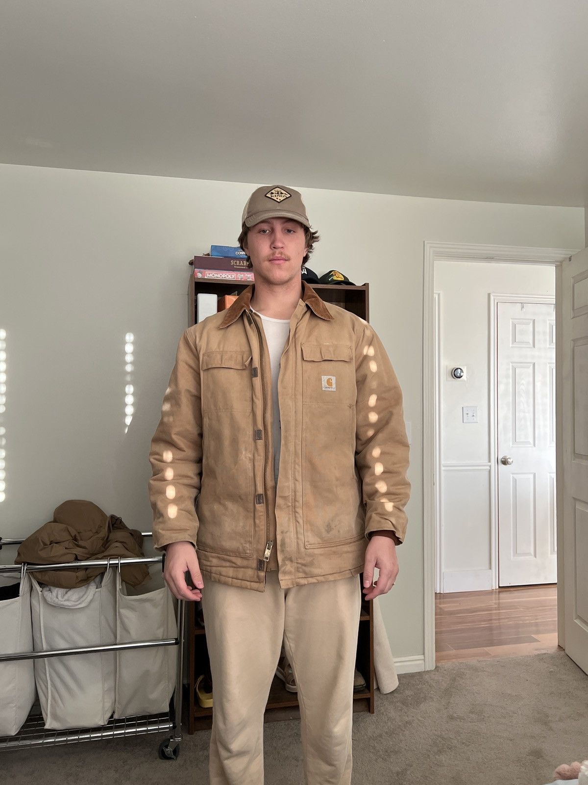 Carhartt × Vintage Vintage Carhartt Work Coat Size US XL / EU 56 / 4 - 4 Thumbnail