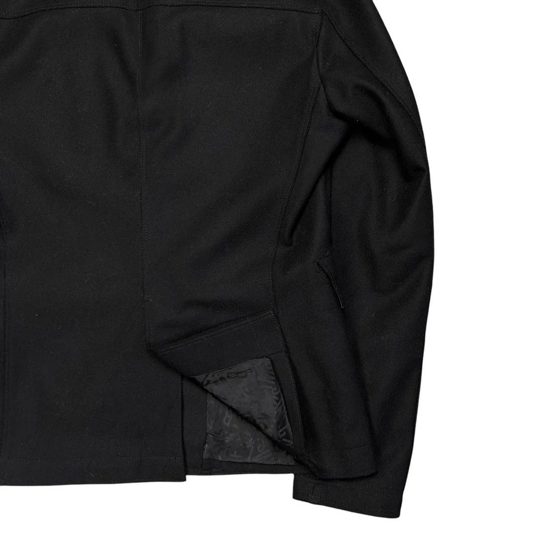 Dirk Bikkembergs Dirk Bikkembergs Leather Pocket Metal Clip Military Blazer Size US M / EU 48-50 / 2 - 7 Thumbnail