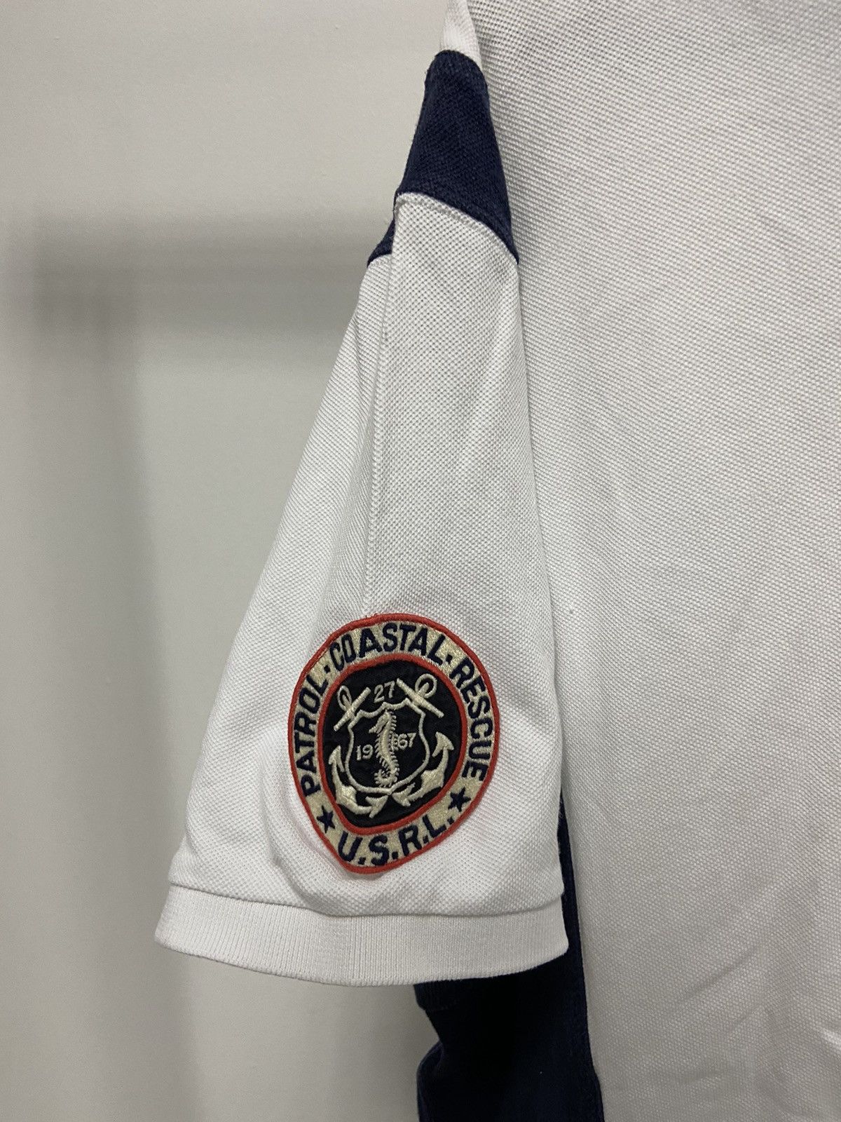 Polo Ralph Lauren Polo Ralph Lauren Vintage Zip Big Logo T Shirt Rescue Patrol Size US XL / EU 56 / 4 - 6 Thumbnail