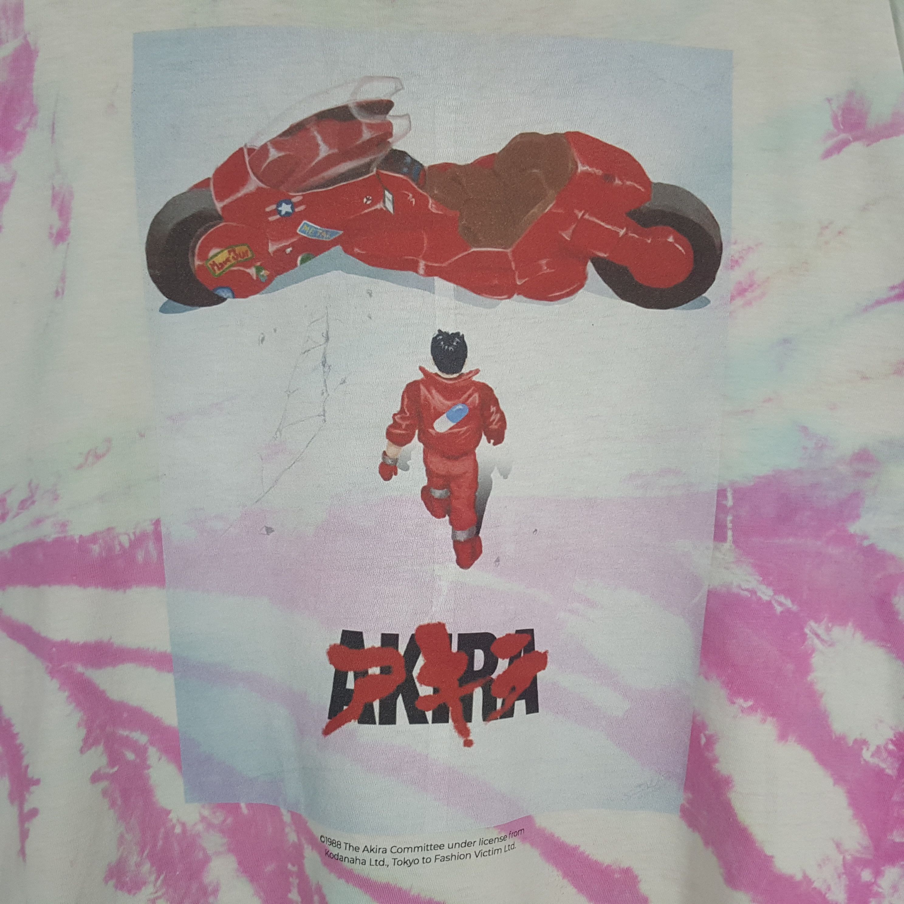 Anime × Japanese Brand × Vintage Vintage Akira Japanese Anime Characters Tie-dye Tshirt Size US XL / EU 56 / 4 - 4 Thumbnail
