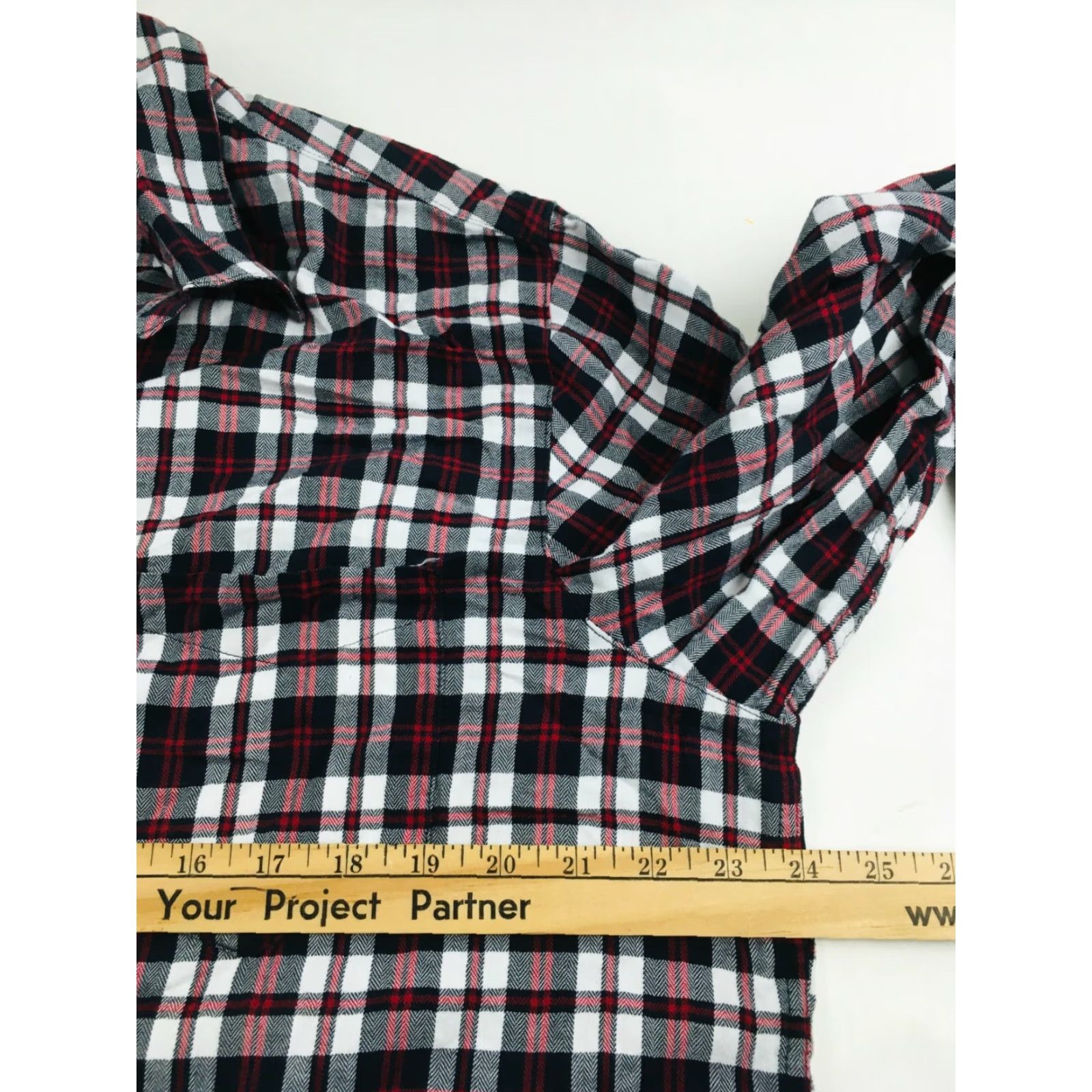 Chaps Chaps Shirt Men's Casual Button Up Long Sleeve Check Plaid Cotton Size L Size US L / EU 52-54 / 3 - 4 Thumbnail