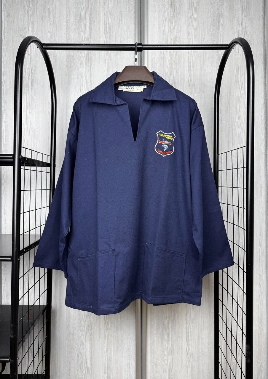 Other Vintage 70s 80s Kinsale Smocks Pullover Twill Fisherman Blue Size US L / EU 52-54 / 3 - 1 Thumbnail