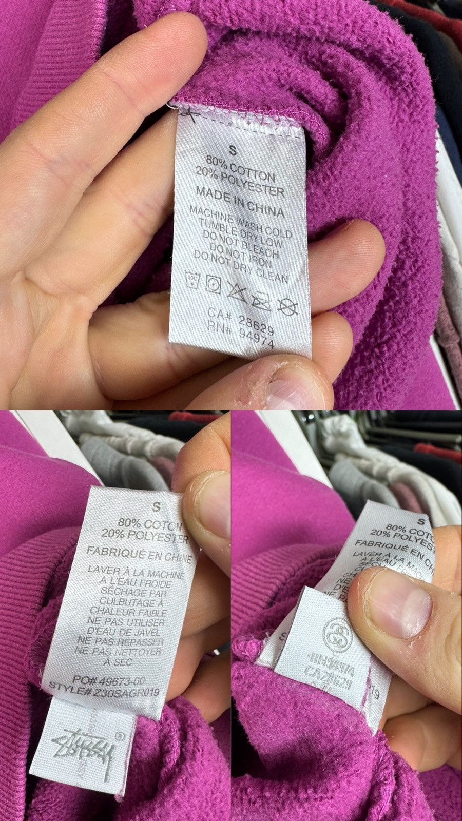 Stussy Stussy Basic Logo Crewneck Sweatshirt Graphic Pullover Size US S / EU 44-46 / 1 - 18 Thumbnail