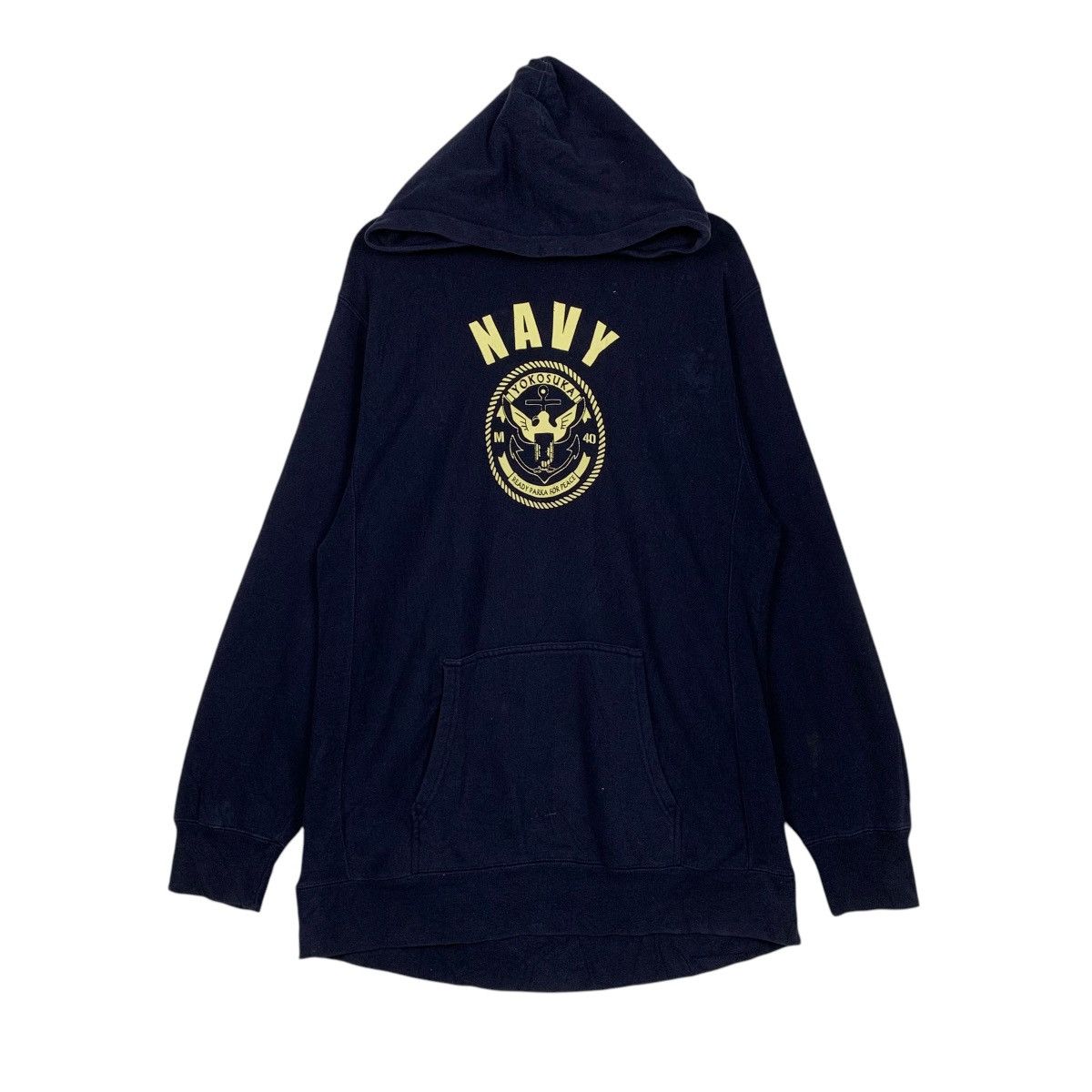 Japanese Brand Navy Yokosuka Ready Parka For Peace Hoodie Size US XL / EU 56 / 4 - 1 Thumbnail