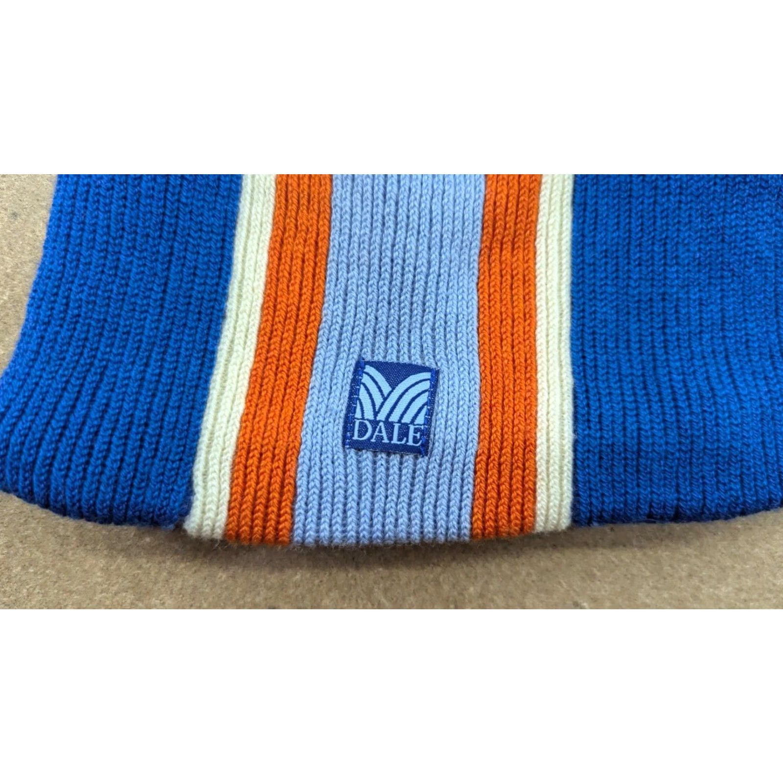 Dale Of Norway Dale of Norway Beanie Hat One Size Wool Knitted Insulated Blue Striped Multicolor Knit Casual Unisex Adults Mens Womens Boys Girls Size ONE SIZE - 3 Thumbnail