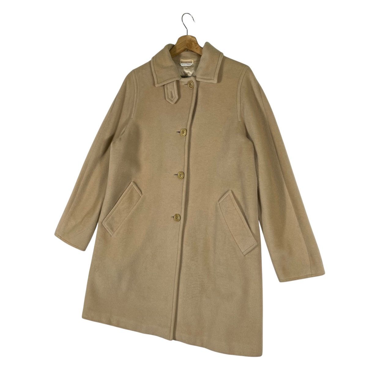 MAX&Co. × Max Mara × Weekend Max Mara Vintage Max Mara Wool Button Jacket Size 4 Brown Colour Size S / US 4 / IT 40 - 2 Thumbnail