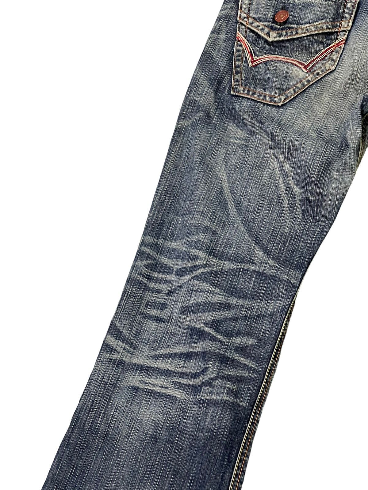 Edwin Distress Jeans Edwin Japan Thrash Regular Straight 7🟦3 Size US 30 / EU 46 - 17 Thumbnail