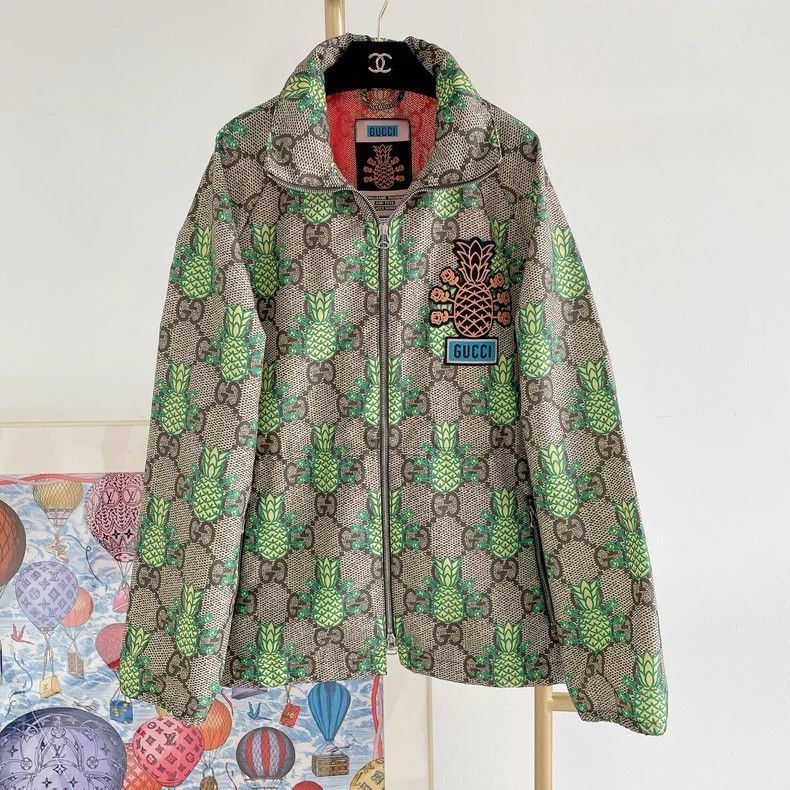 Gucci GUCCI Pineapple Zip Jacket Size 52- DMC Size US L / EU 52-54 / 3 - 1 Thumbnail