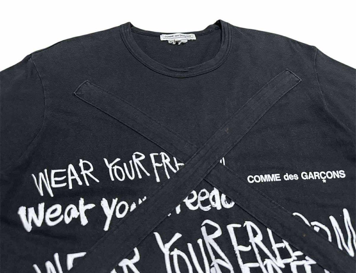 Comme des Garcons 🔥Wear Your Freedom Shirt X Patch Size US M / EU 48-50 / 2 - 4 Thumbnail