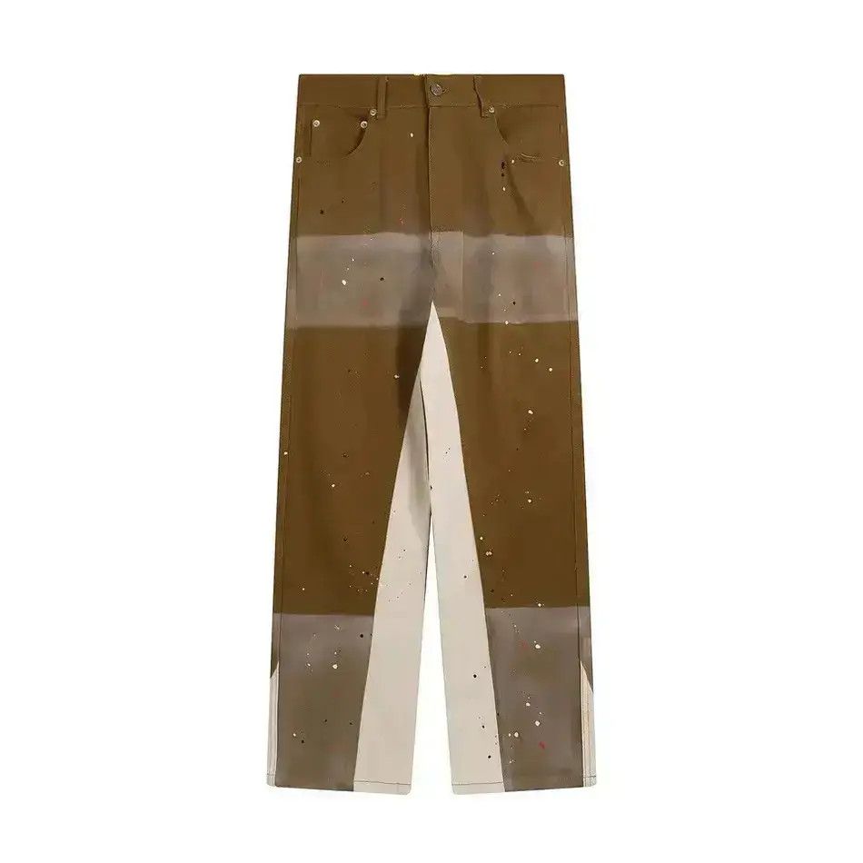 Japanese Brand Brown streetwear flare jeans pants Size US 32 / EU 48 - 6 Thumbnail
