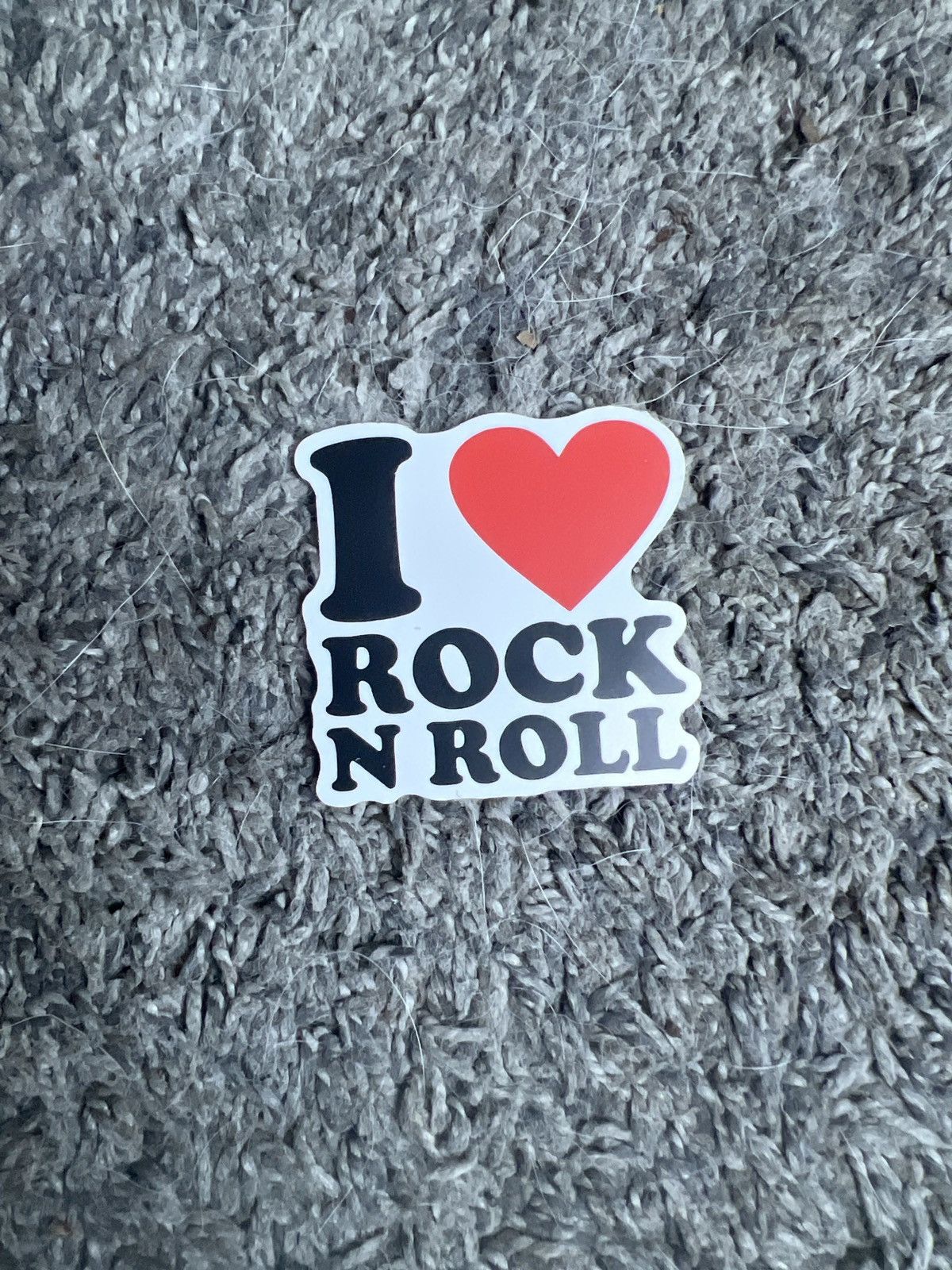 Hypebeast × Vintage I ❤️ Rock N Roll Sticker Size ONE SIZE - 1 Thumbnail