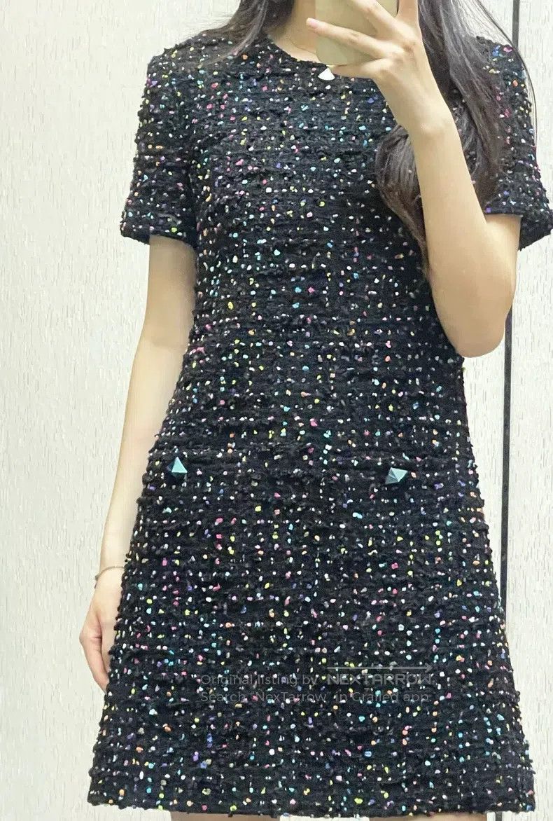 Valentino Valentino A small black fragrant dress Size XXL / US 16-18 / IT 52-54 - 3 Thumbnail