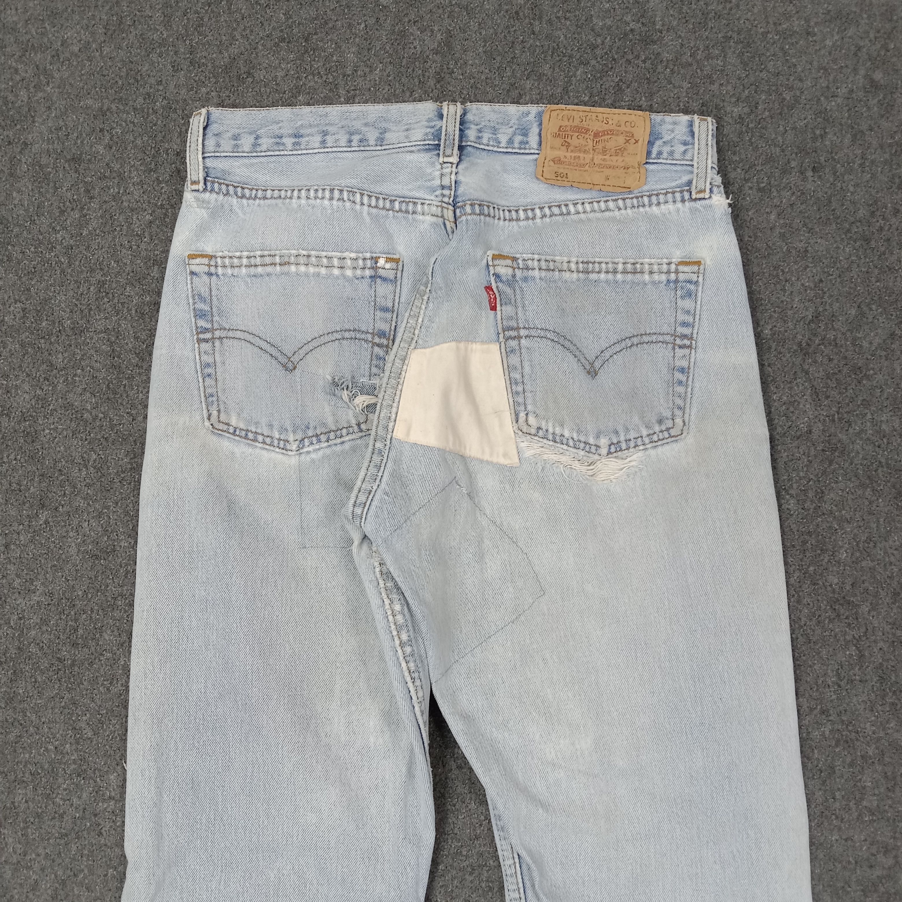 Levi's Levi Strauss & CO Distressed Style Patchwork Jeans C252N18 Size US 28 / EU 44 - 7 Thumbnail
