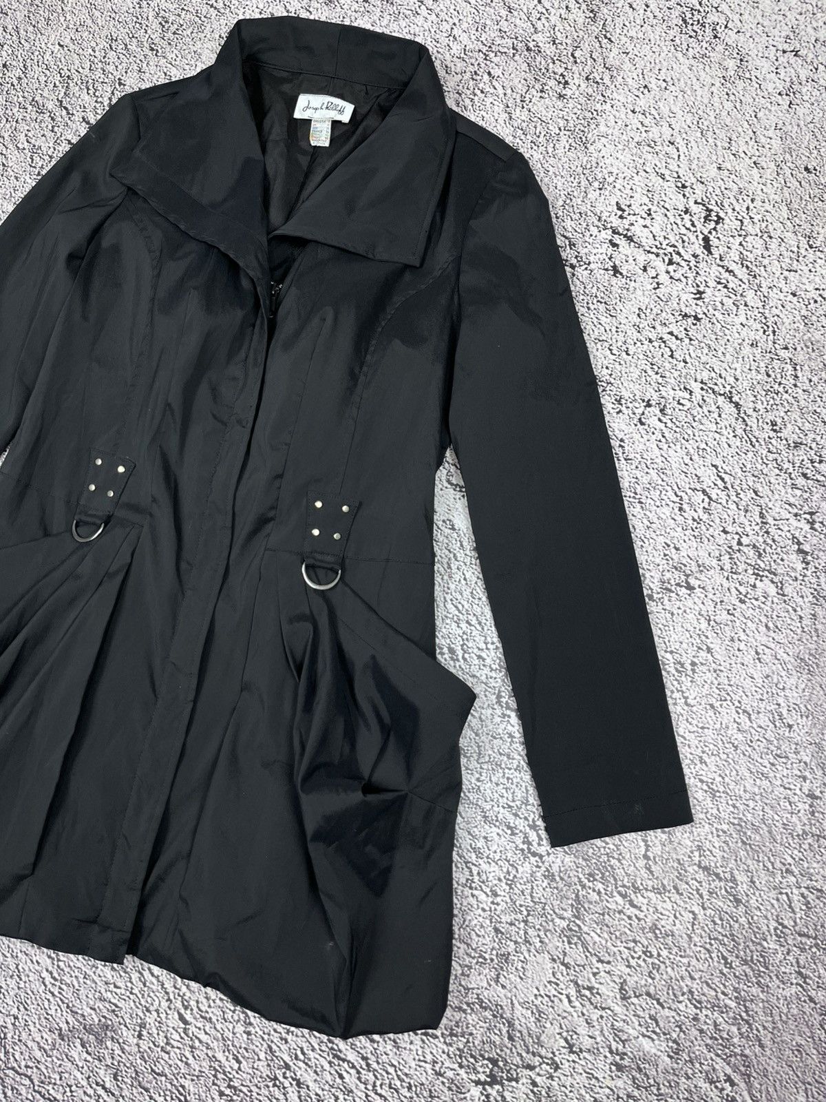 Joseph Ribkoff Vintage Joseph Ribkoff AvantGarde gothic trench coat Size M / US 6-8 / IT 42-44 - 3 Thumbnail