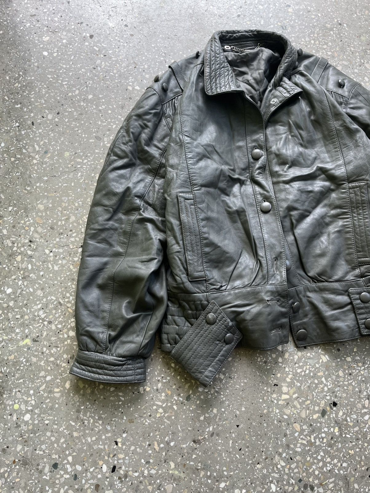 Other Vintage Avant Garde Y2K Guidi Style Leather Jacket Size US M / EU 48-50 / 2 - 3 Thumbnail