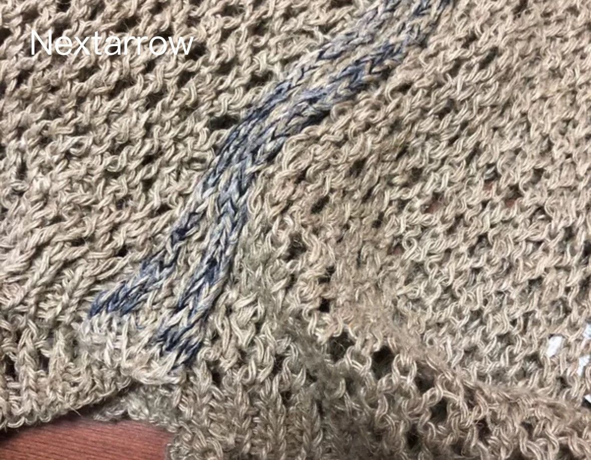 Kapital Kapital Hirata Kazuhiro Linen Knitted Mesh Knitted Sweater Size US S / EU 44-46 / 1 - 2 Thumbnail