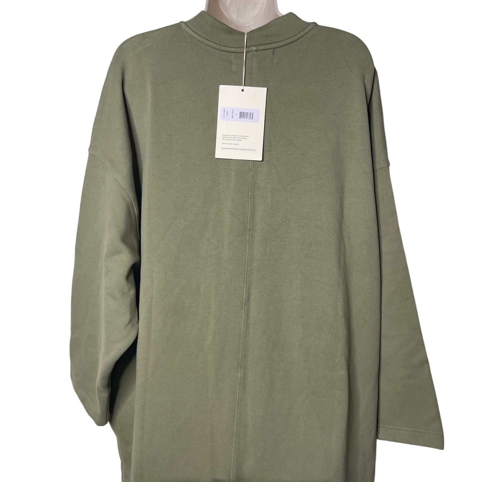 Mara Hoffman NWT MARA HOFFMAN Sabina Cotton-blend Jumpsuit In Green sz XL Size 32" / US 10 / IT 46 - 8 Thumbnail