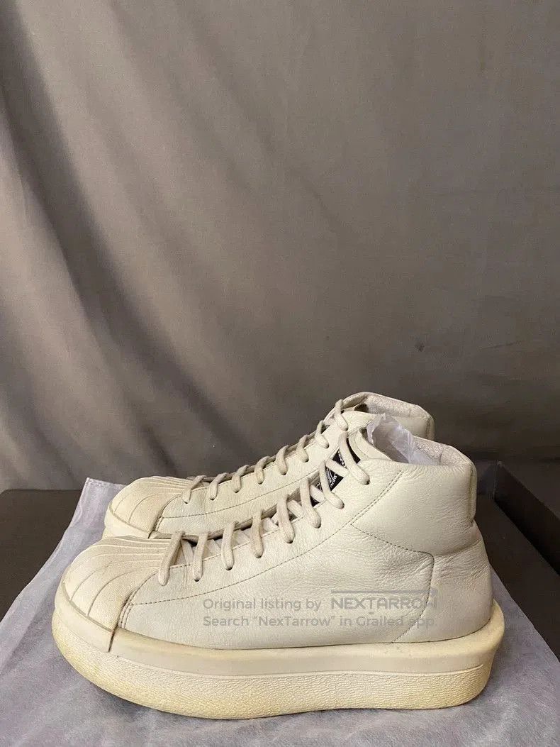 Rick Owens Rick Owens Adidas Shell Toe Sneakers-yf. Size US 9.5 / EU 42-43 - 1 Thumbnail