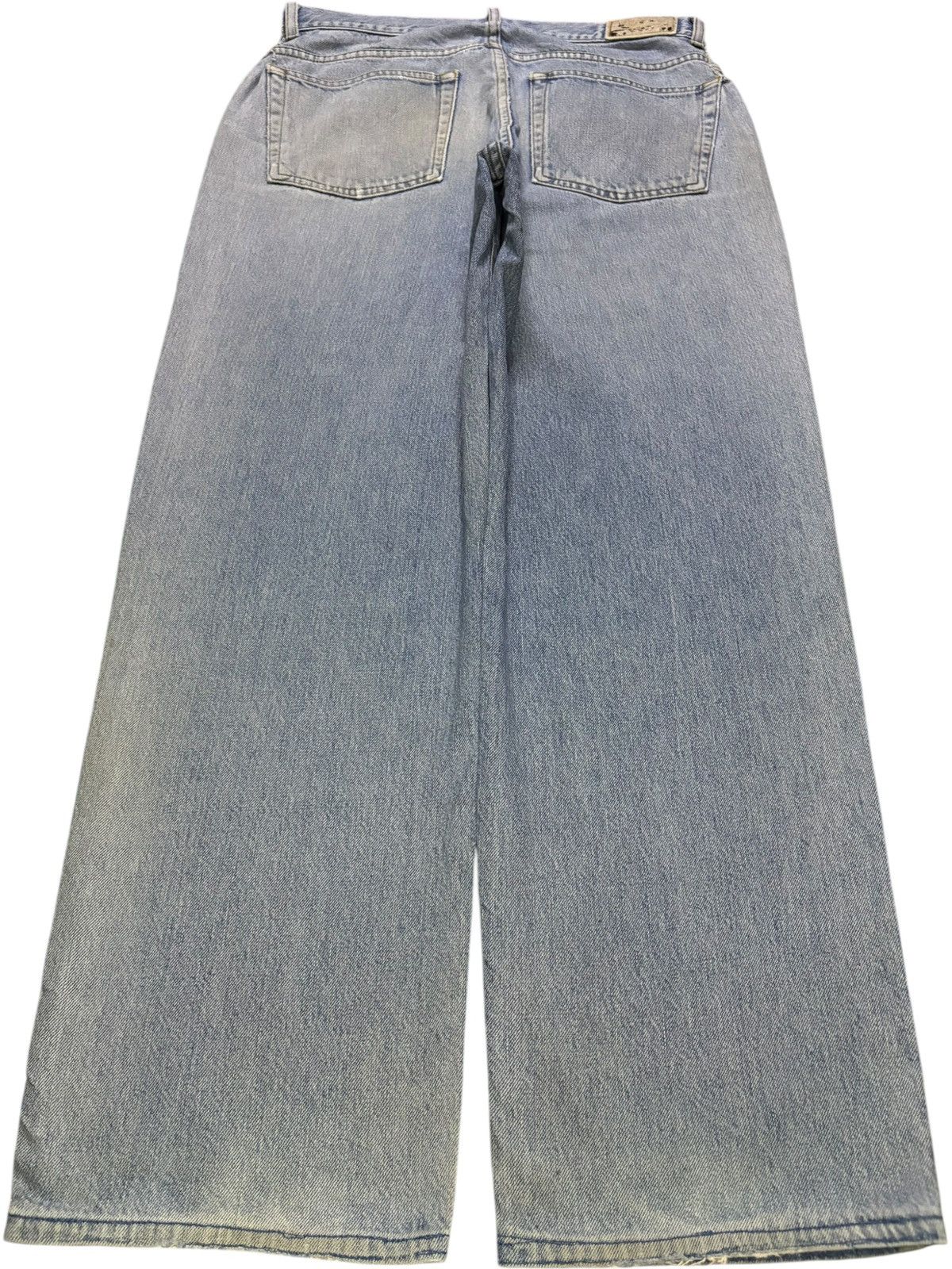PERSON'S Vintage Persons Mud Wash Loose Baggy Jeans Size US 32 / EU 48 - 2 Thumbnail