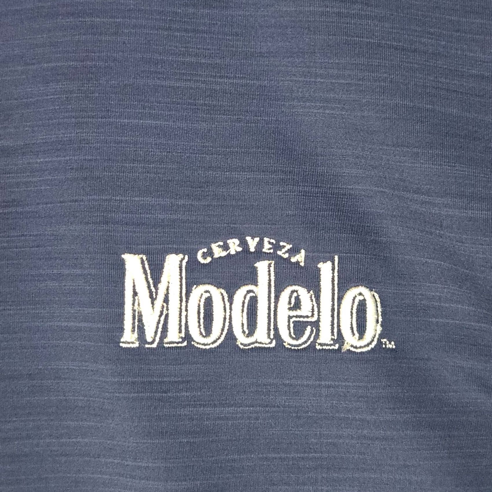 Callaway Callaway x Modelo Cerveza Blue Space Dye Polo Shirt Large - Mens Size US L / EU 52-54 / 3 - 2 Thumbnail