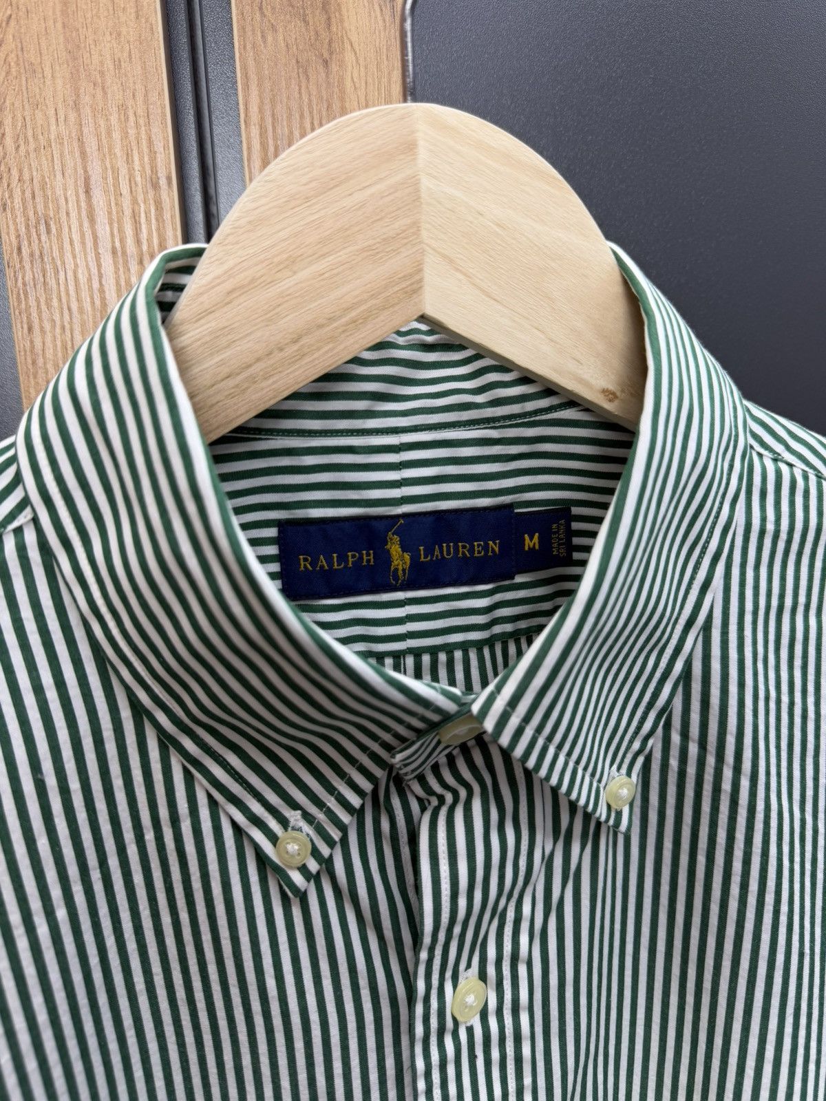 Polo Ralph Lauren Polo Ralph Lauren Striped Button Down Shirt Size M Custo Fit Size US M / EU 48-50 / 2 - 6 Thumbnail