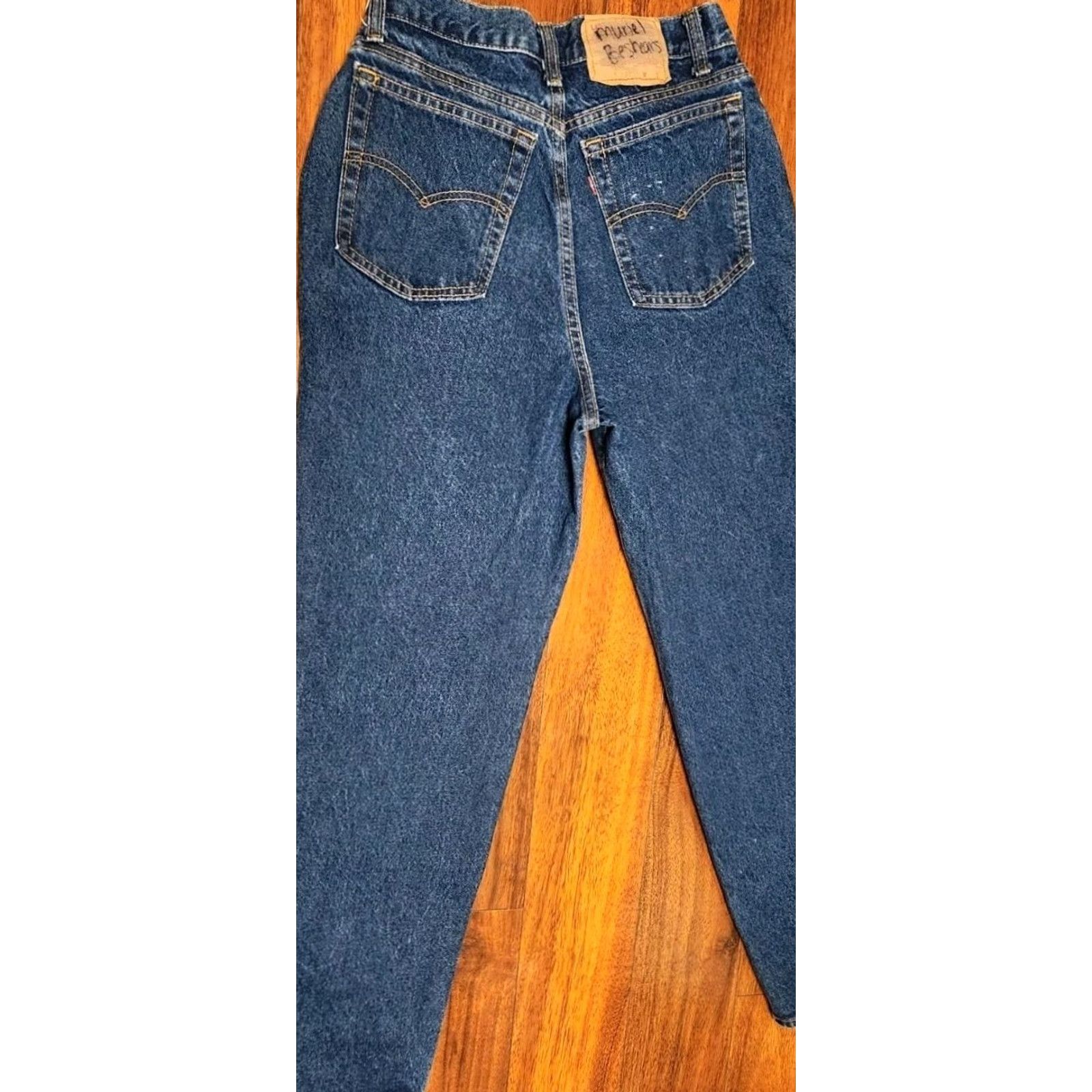 Levi's VINTAGE Levi's 505 Jeans Women 12 Denim 26x30 USA Made Mom Retro 80s 90s City Bohemian Grunge Fashion Pants Womens Size 34" / US 12 / IT 48 - 4 Thumbnail