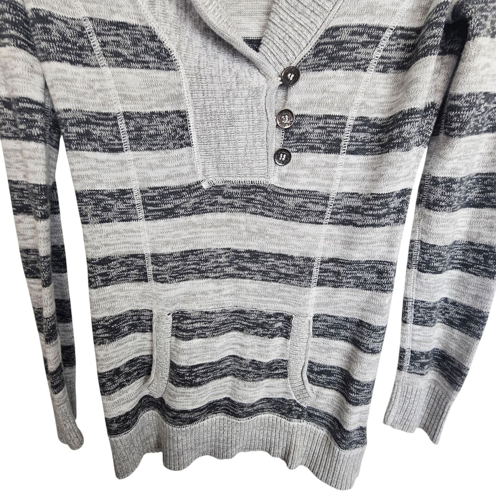 Guess Vintage Y2K Guess Womens Striped Sweater Size M Retro 90 Size M / US 6-8 / IT 42-44 - 3 Thumbnail