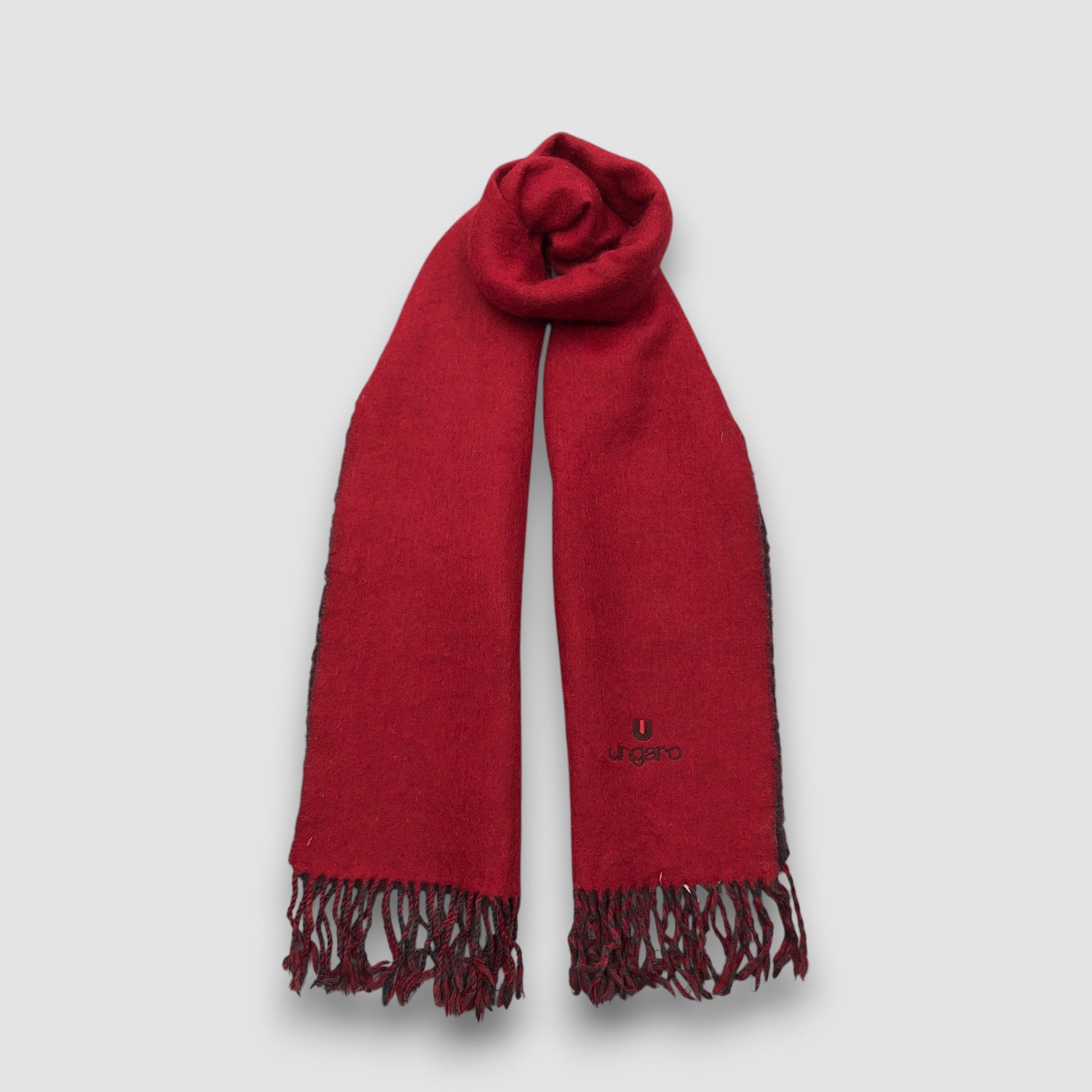 Emanuel Ungaro Vintage Ungaro Scarf Muffler Wool Cashmere Scarves Size ONE SIZE - 1 Thumbnail