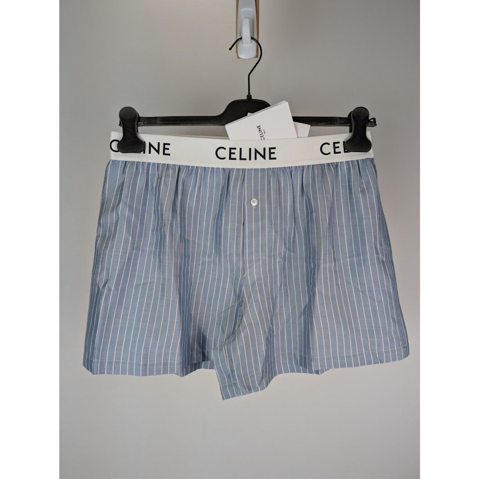 Celine o1rshd1 Size : M / Stripe Boxer in Blue/White Size ONE SIZE - 2 Thumbnail