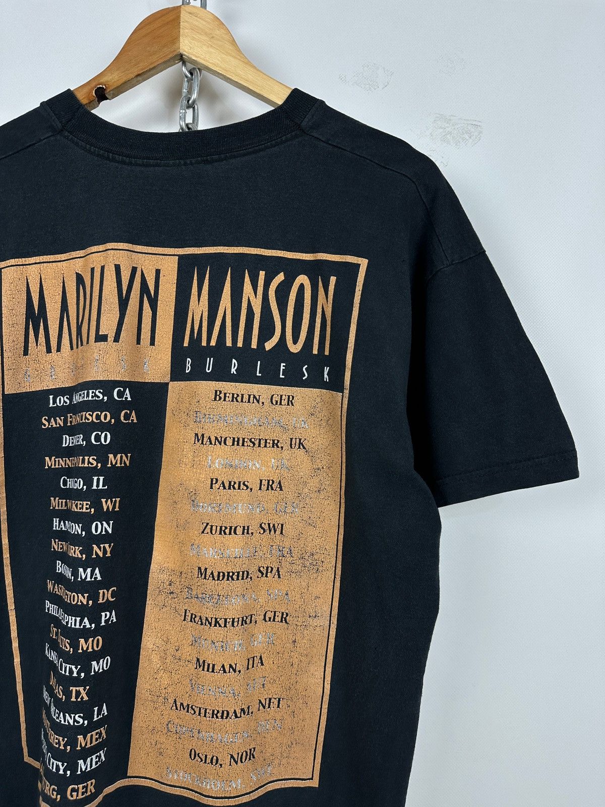 Band Tees 2003 Vintage Marilyn Manson The Golden Age of Grotesque Size US L / EU 52-54 / 3 - 14 Thumbnail