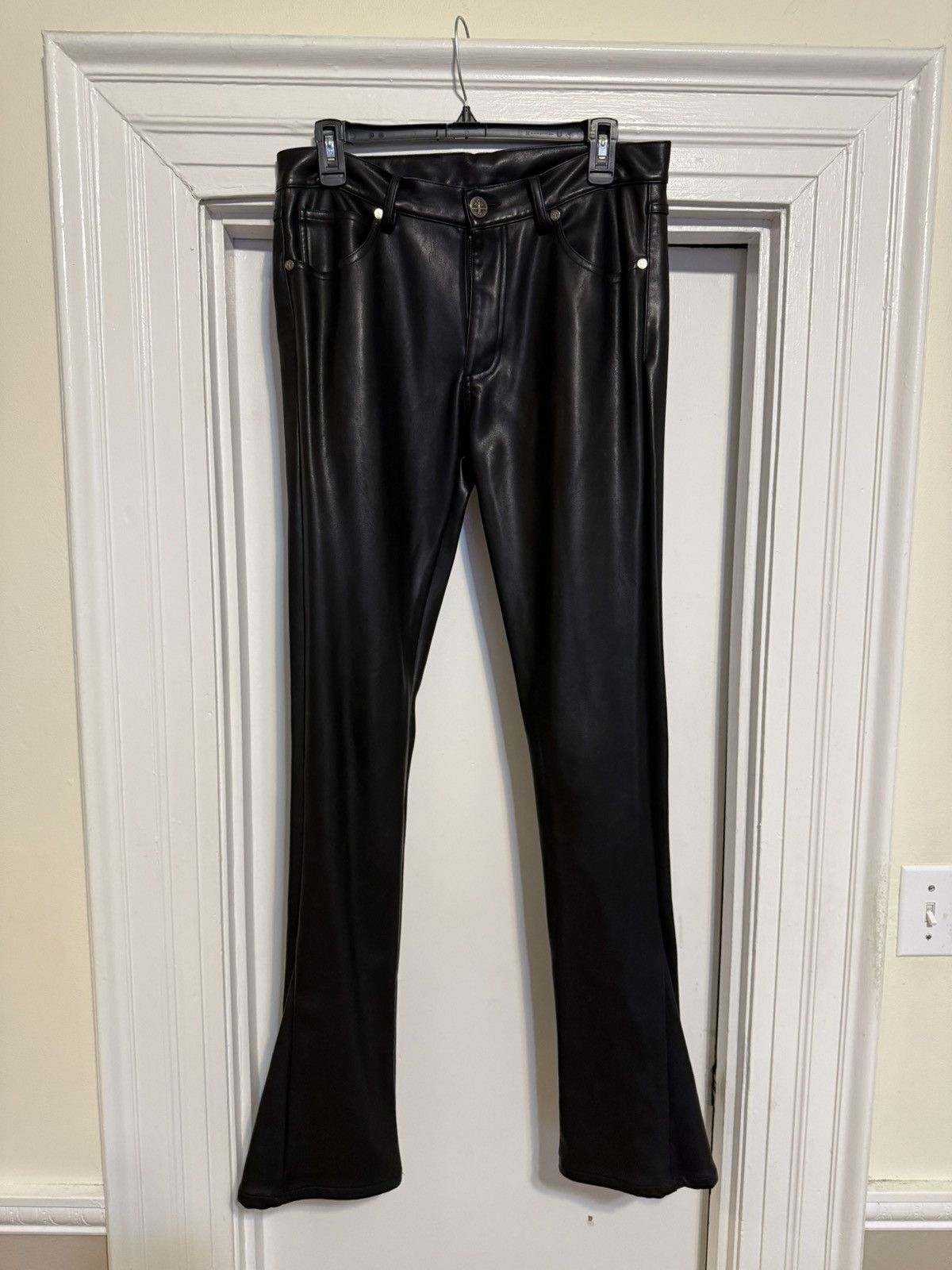 Other Already Written - Flared Leather Pants🖤 Size US 32 / EU 48 - 1 Thumbnail