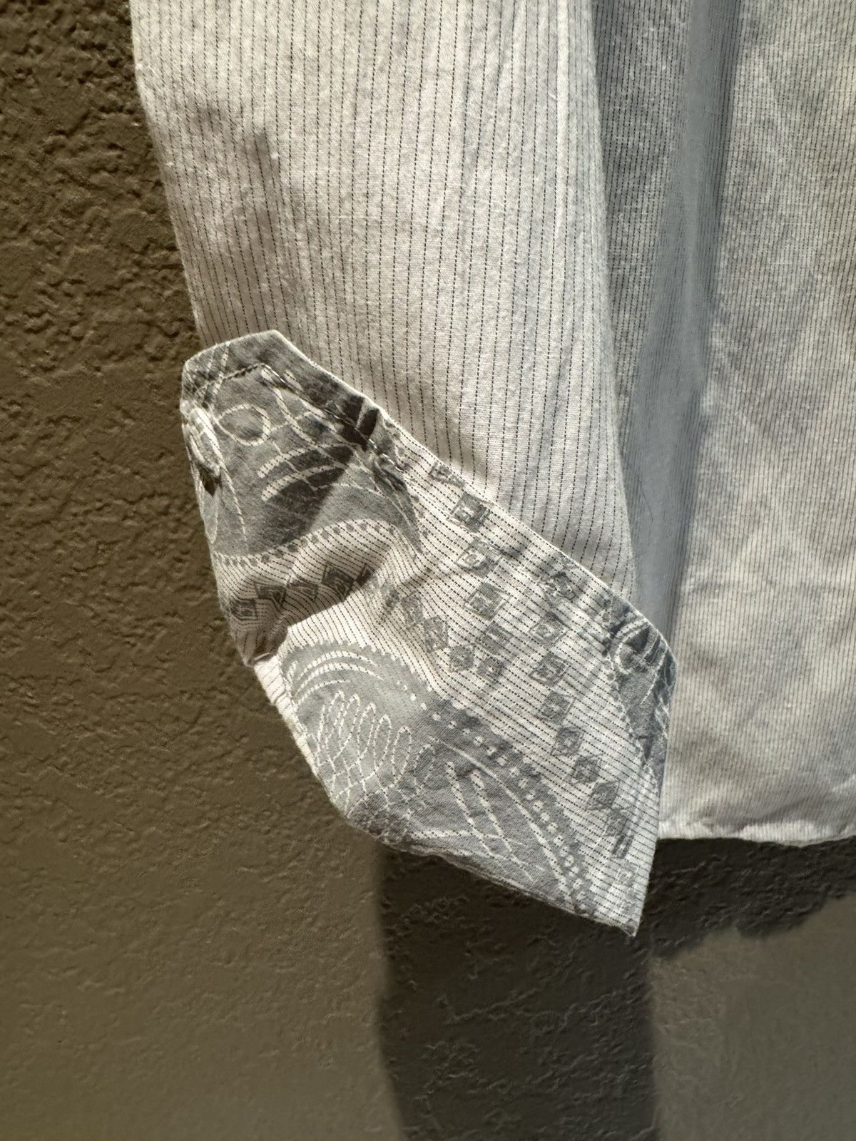 Billabong *NEW Billabong Paisley Cuff Back Print Y2K Stripe LongSleeve Size US S / EU 44-46 / 1 - 5 Thumbnail