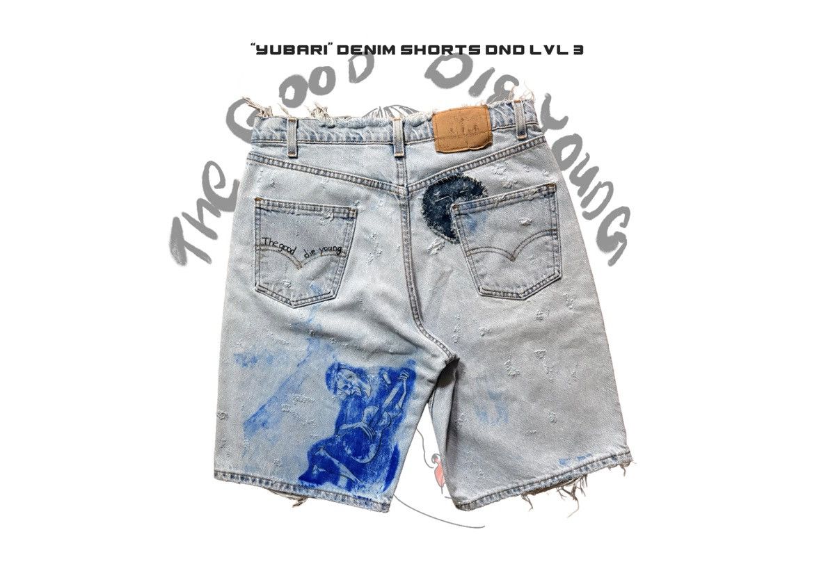 Other “Yubari” DND LVL 3 Denim SHORTS Size US 32 / EU 48 - 2 Thumbnail