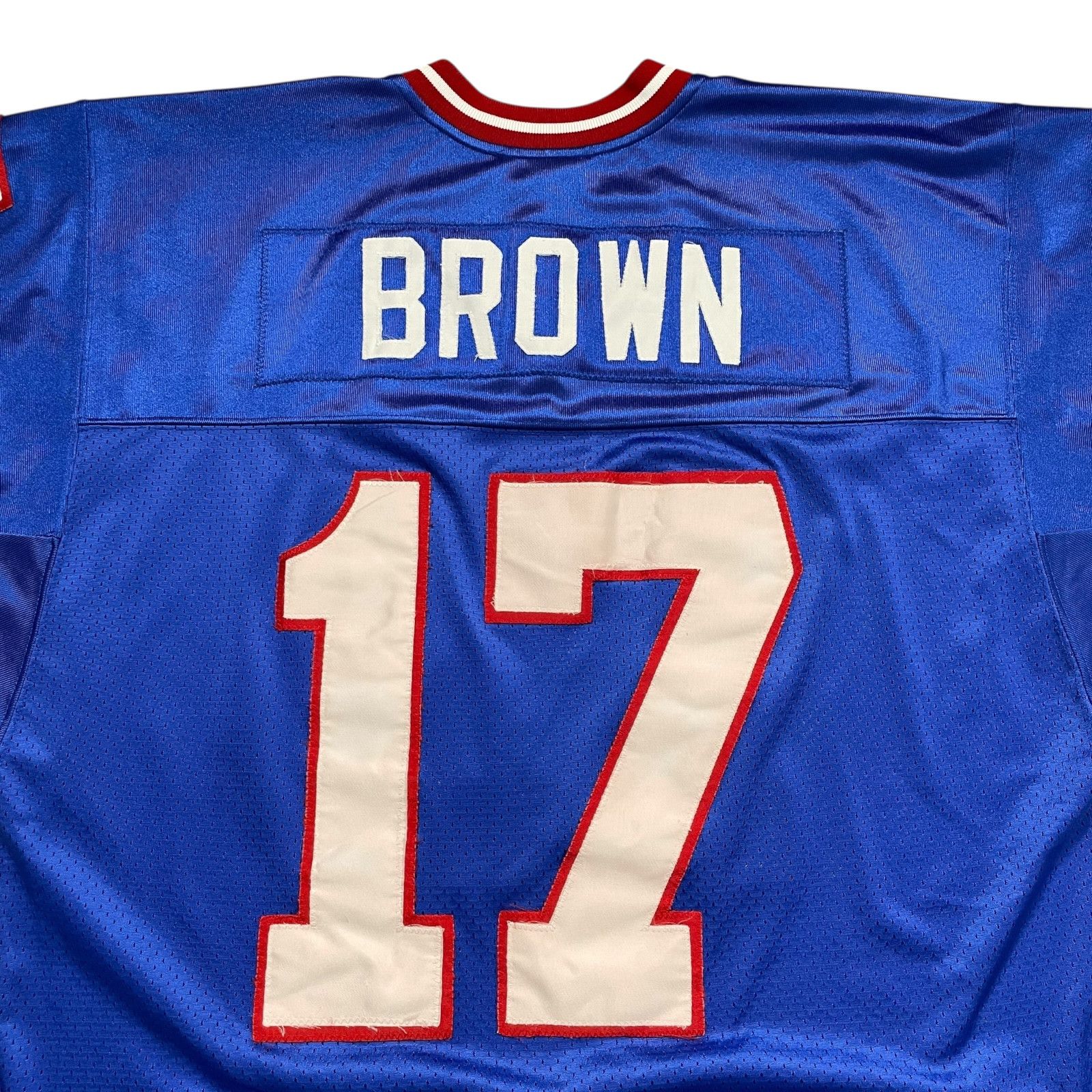 NFL VTG 90s NEW YORK GIANTS DAVE BROWN STARTER AUTHENTIC JERSEY Size US XL / EU 56 / 4 - 3 Thumbnail