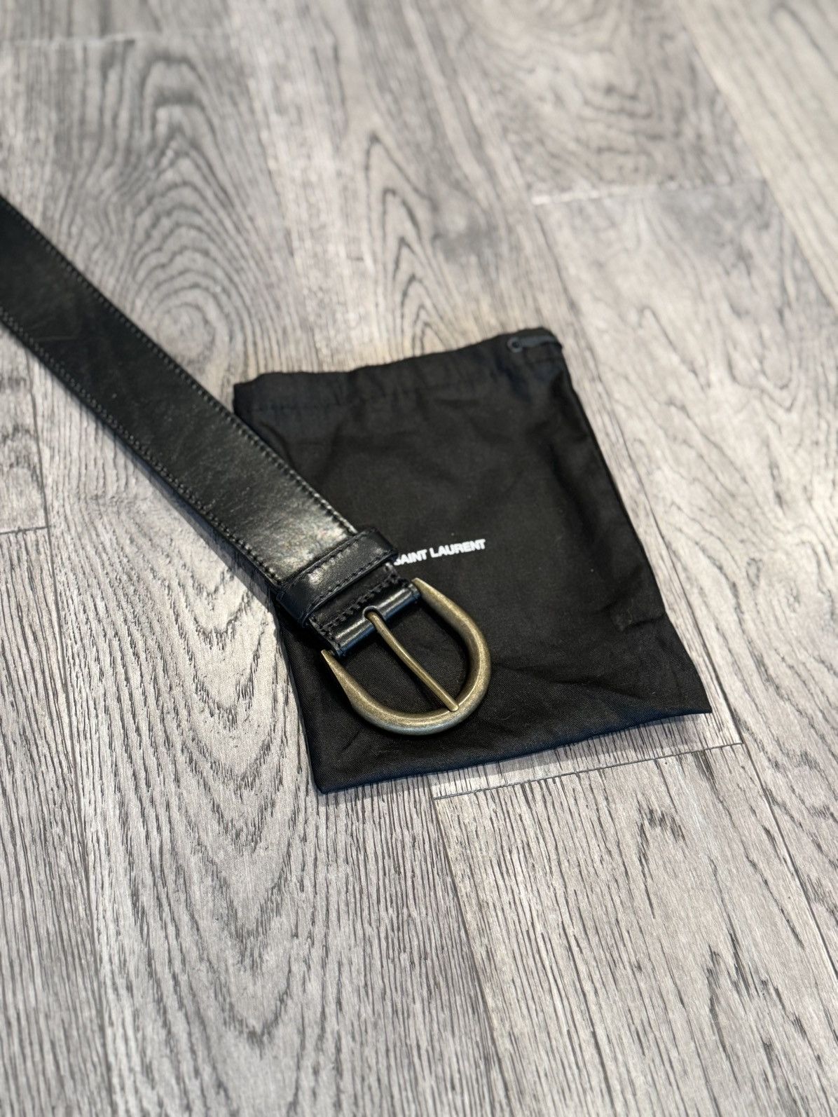 Saint Laurent Paris Saint Laurent Paris Men’s Leather Belt Size ONE SIZE - 10 Thumbnail