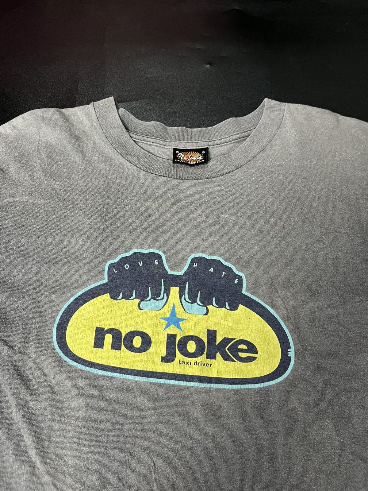 Thrasher × Vintage No Joke Skateboards Hate Love Faded Size US M / EU 48-50 / 2 - 2 Thumbnail