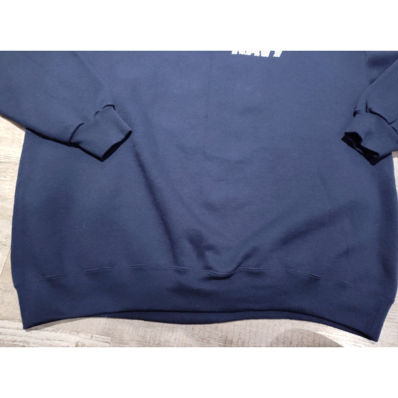 Soffe Vintage U.S. Navy Originals Men's Crewneck Sweatshirt 2XL Navy Blue Graphic Print Pullover Regular Long Sleeve USA EUC Size US XXL / EU 58 / 5 - 2 Thumbnail