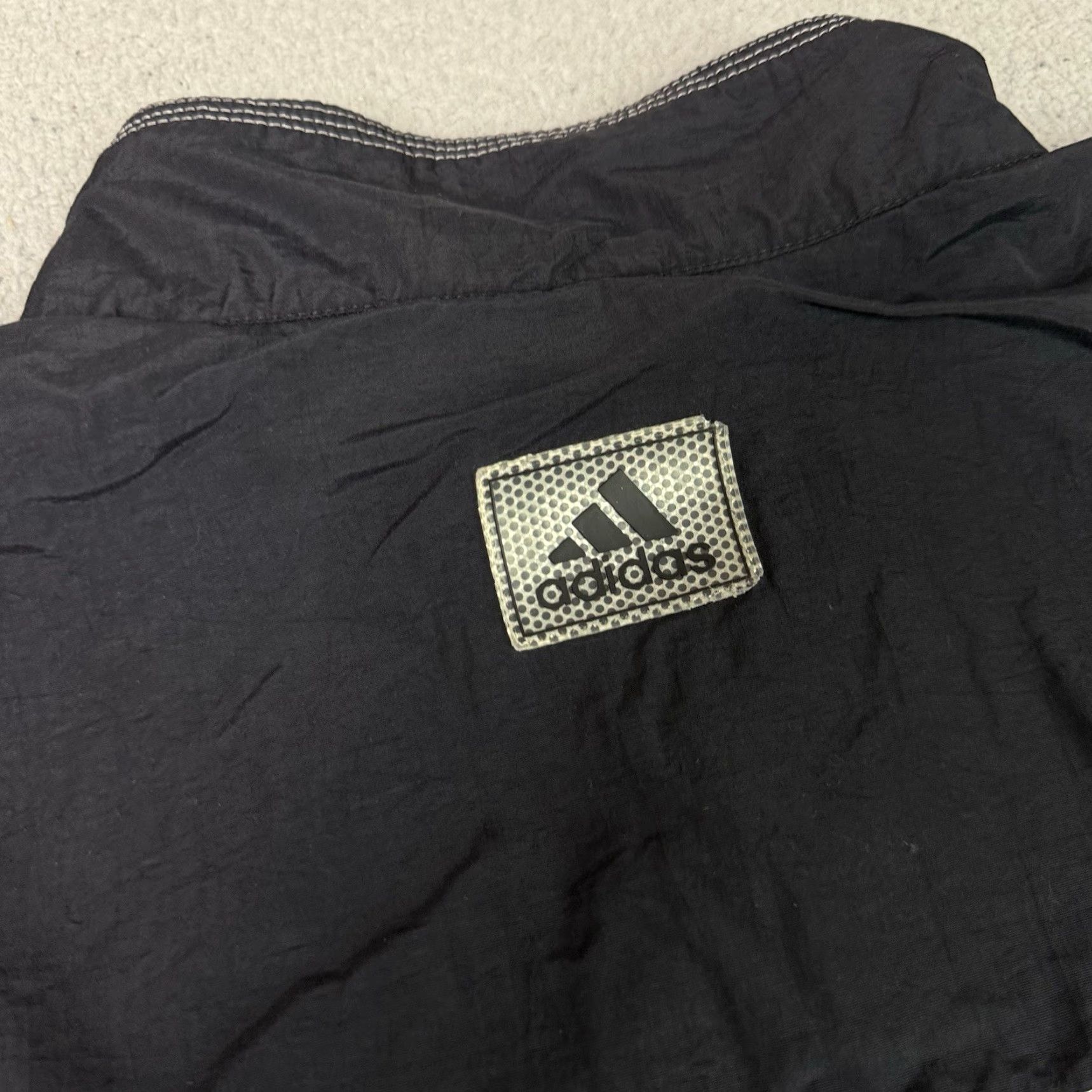Adidas VINTAGE adidas Jacket Mens L Black 1/4 Zip Mock Essential Sweatshirt Track L Mens Size US L / EU 52-54 / 3 - 6 Thumbnail