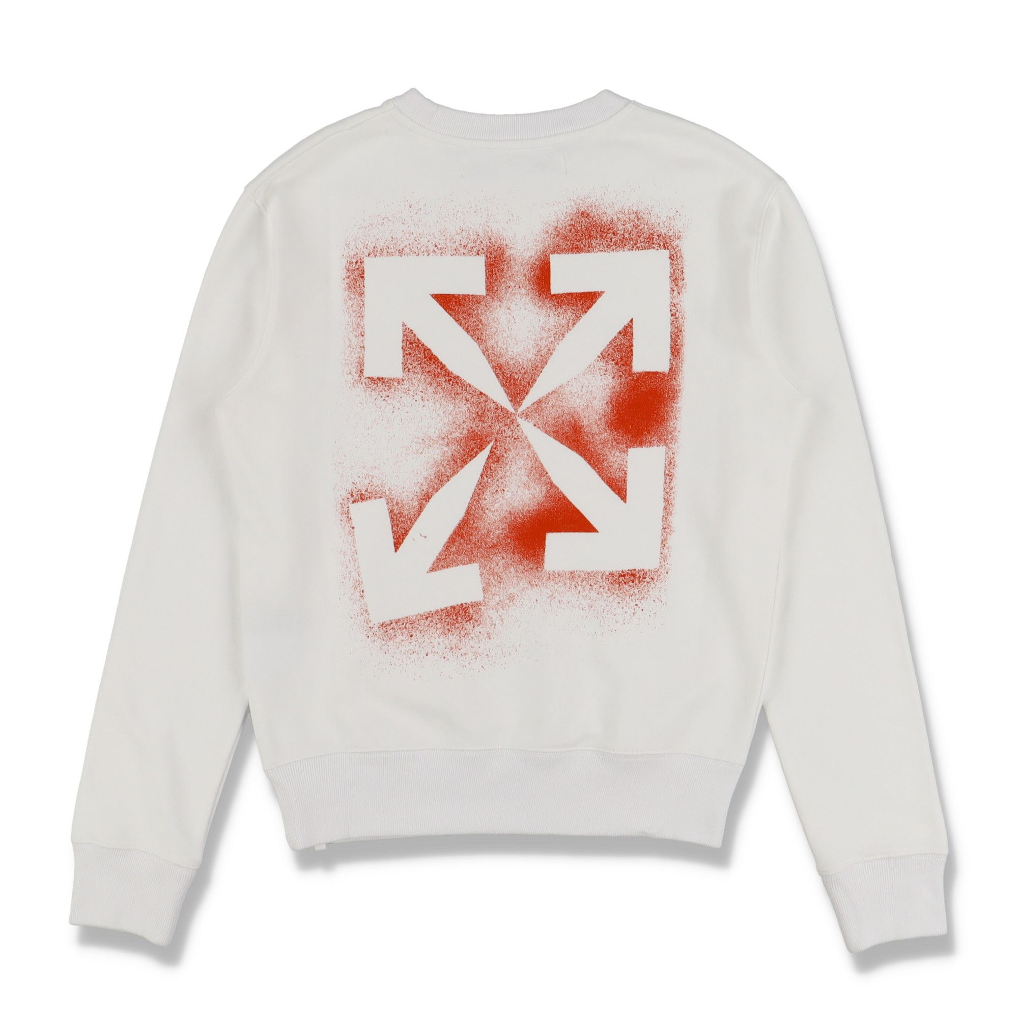 Off-White White and Red Stencil Arrows Logo Sweatshirt Size US XS / EU 42 / 0 - 1 Thumbnail