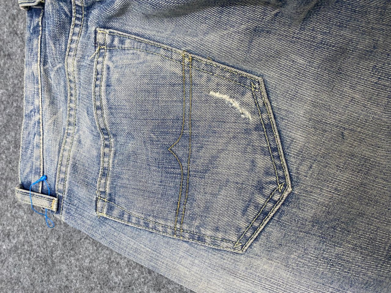 Polo Ralph Lauren Vintage 90s Ralph Lauren Slim Skinny Distressed Denim Size US 31 - 18 Thumbnail
