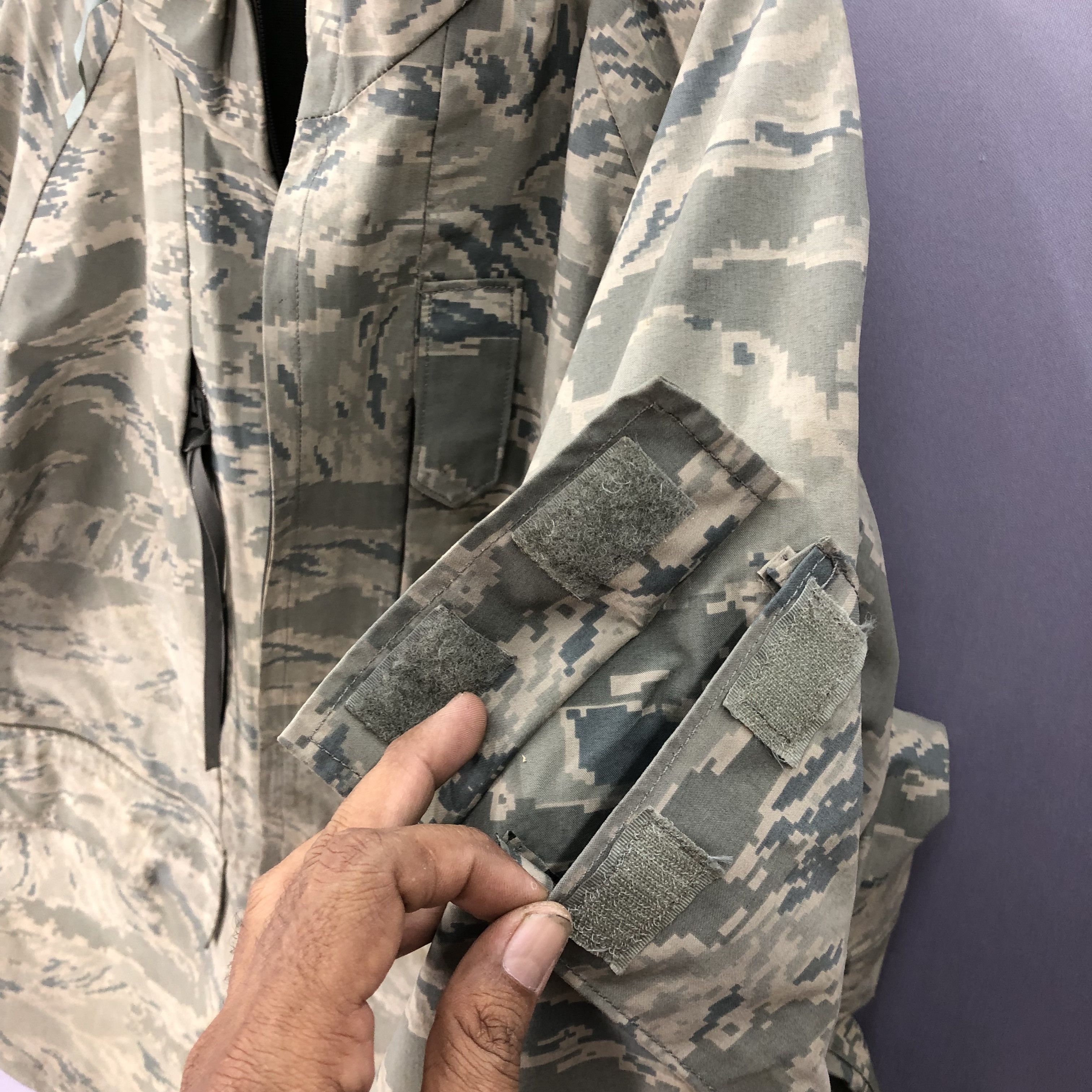 Vintage Vintage 70s Military Camouflage Windbreaker Army Jacket Size US XXL / EU 58 / 5 - 7 Thumbnail